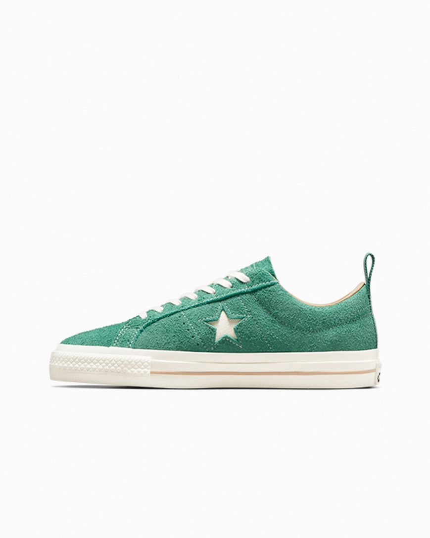 Zapatillas Skate Converse One Star Pro Vintage Suede Mujer Verde | PE LW4270